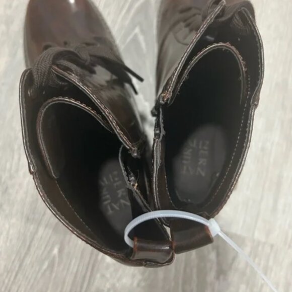 Naturalizer Cabaret Ankle Combat Boot Booties Size 8 - Picture 6 of 7